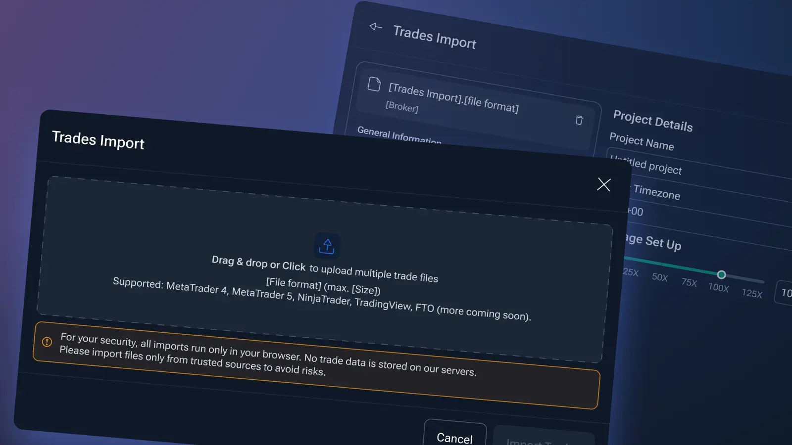 Import Trading History From Other Platforms