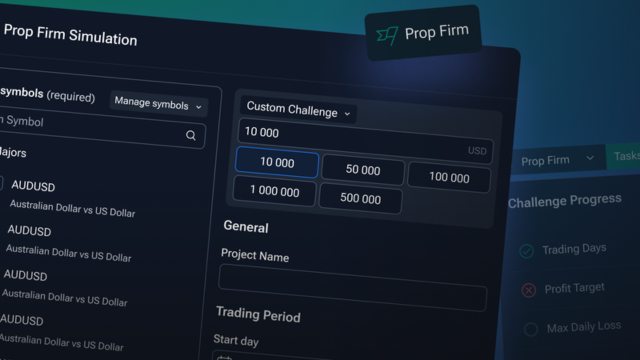 Prepare for your futures prop challenge — not against it.