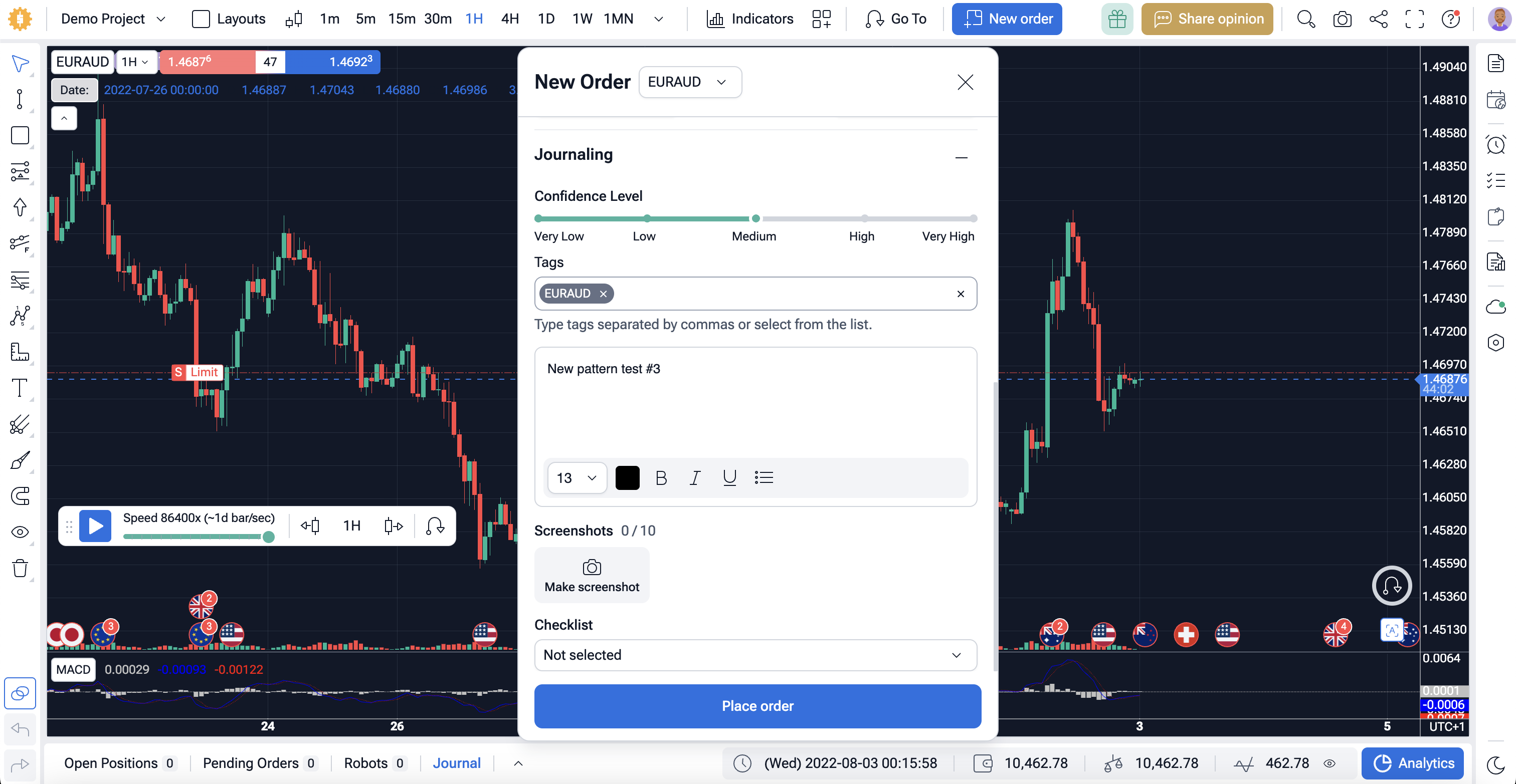 Share your journal notes to learn and compete